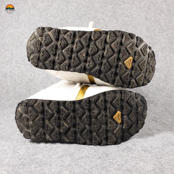 Roxy Snowboard Boots White Gold Track Lace Model Retro Style Women's Size 8.5 - Picture 7 of 16